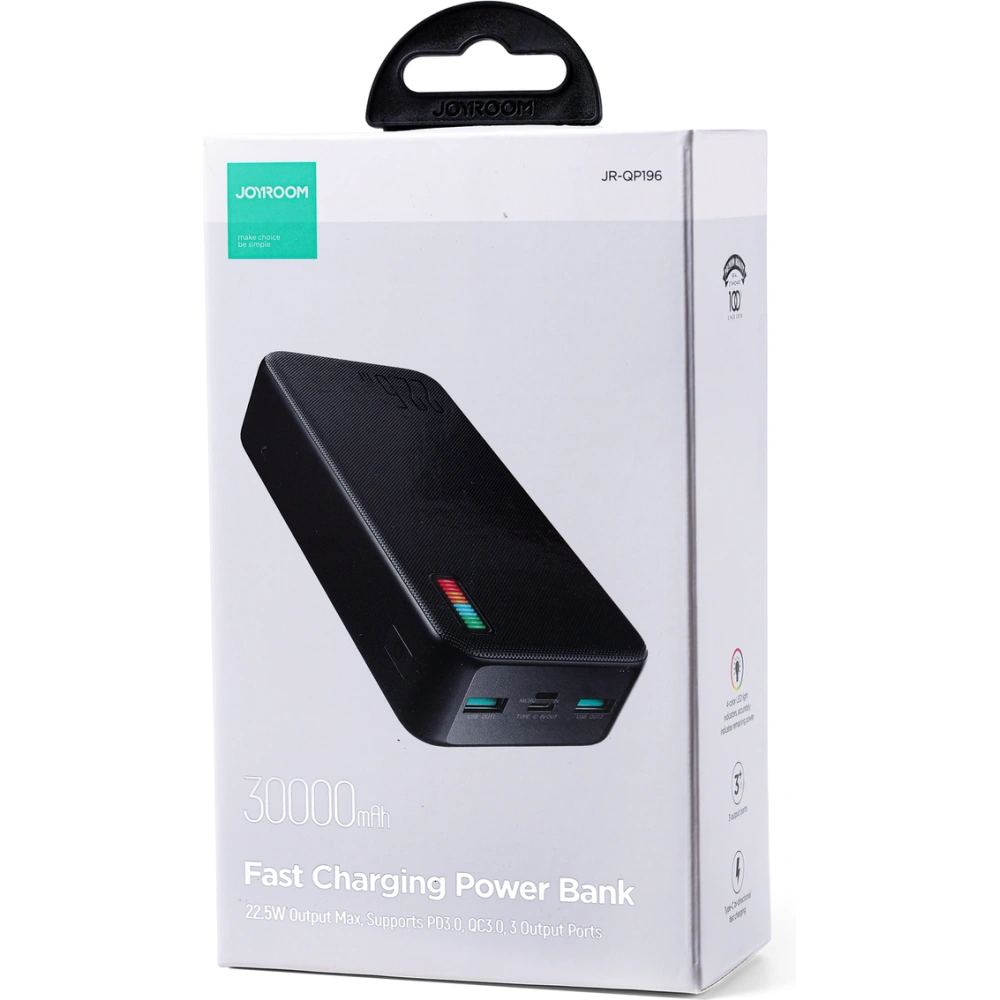 Hurtownia GSM - Powerbank Joyroom QP196 Dazzling Series 30000mAh 22.5W černý - JYR603 - {ean13} - Hurt