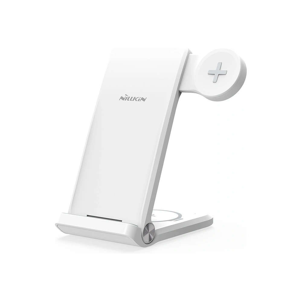 Hurtownia GSM - Încărcător fără fir 3w1 Nillkin PowerTrio 15W Qi + vârf pentru Samsung Watch - NLK952 - {ean13} - Hurt