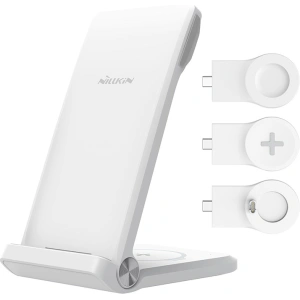 Hurtownia GSM - Vezeték nélküli töltő 3w1 Nillkin PowerTrio 15W Qi + csatlakozó Samsung Watch-hoz - NLK952 - {ean13} - Hurt