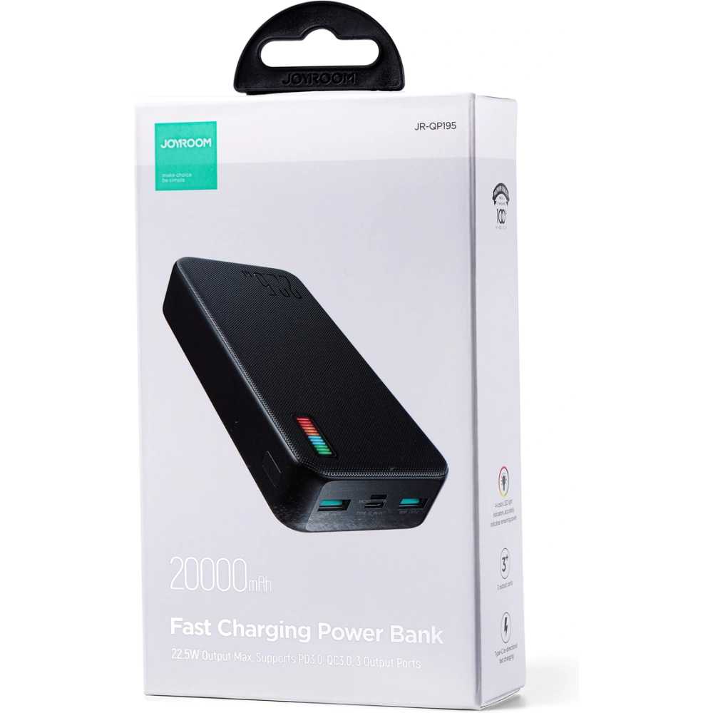 Hurtownia GSM - Powerbank Joyroom QP195 Dazzling Series 20000mAh 22.5W černý - JYR605 - {ean13} - Hurt