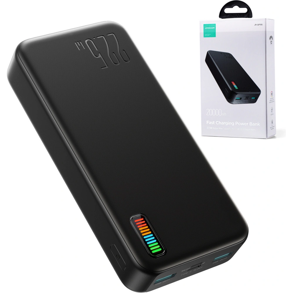 Hurtownia GSM - Powerbank Joyroom QP195 Dazzling Series 20000mAh 22.5W černý - JYR605 - {ean13} - Hurt