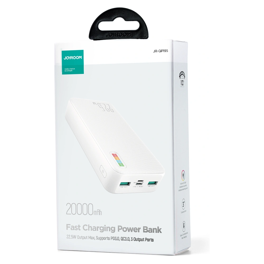 Hurtownia GSM - Powerbank Joyroom QP195 Dazzling Series 20000mAh 22.5W weiß - JYR606 - {ean13} - Hurt