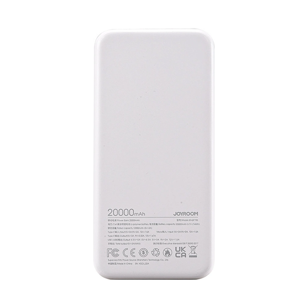 Hurtownia GSM - Powerbank Joyroom QP195 Dazzling Series 20000mAh 22.5W weiß - JYR606 - {ean13} - Hurt