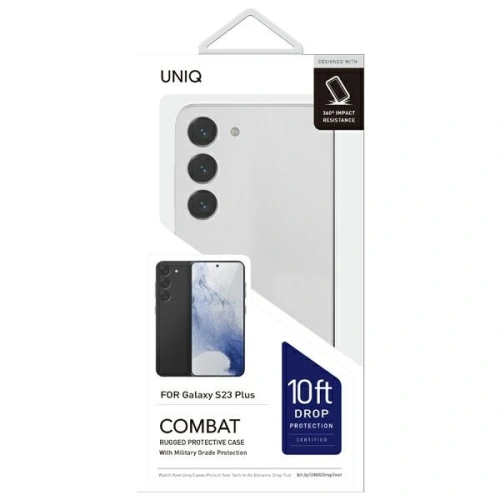 Etui UNIQ Combat Samsung Galaxy S23+ Plus czarny/carbon black