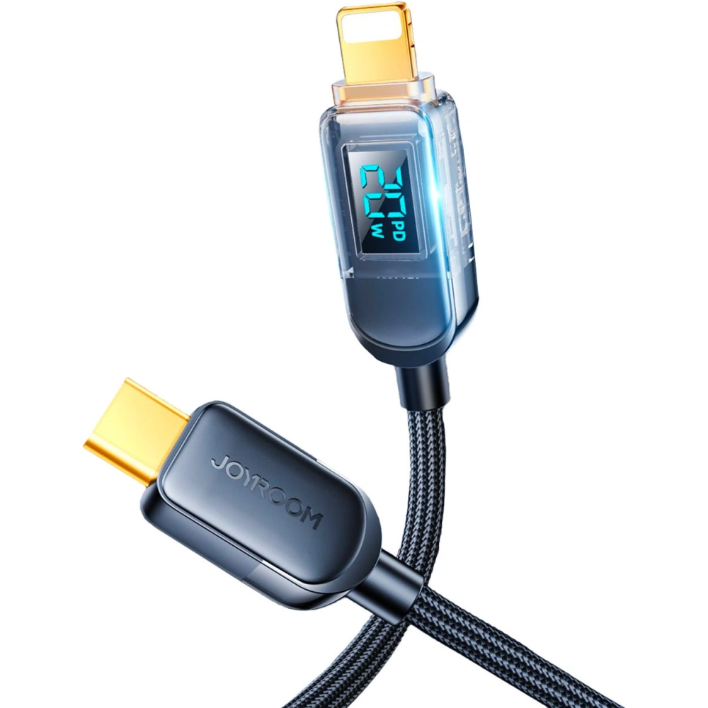 Hurtownia GSM - Kabel Joyroom S-CL020A4 USB-C/Lightning 20W LED Display 1,2m negru - JYR609 - {ean13} - Hurt