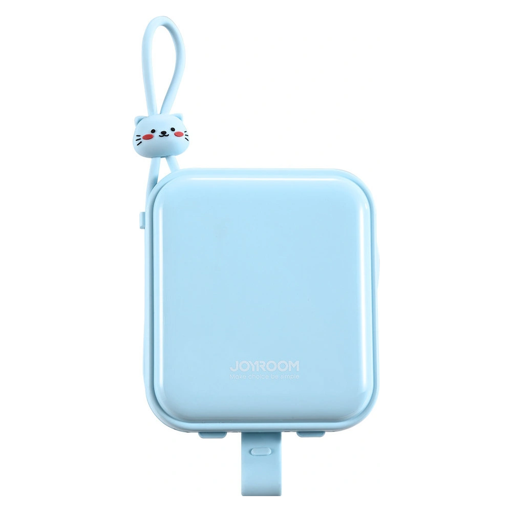 Hurtownia GSM - Powerbank Joyroom JR-L008 Cutie Series 10000mAh 22.5W Stojan + kabely USB-C a Lightning modrý - JYR613 - {ean13} - Hurt