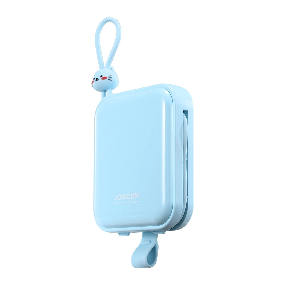 Hurtownia GSM - Powerbank Joyroom JR-L008 Cutie Series 10000mAh 22.5W Stojan + kabely USB-C a Lightning modrý - JYR613 - {ean13} - Hurt