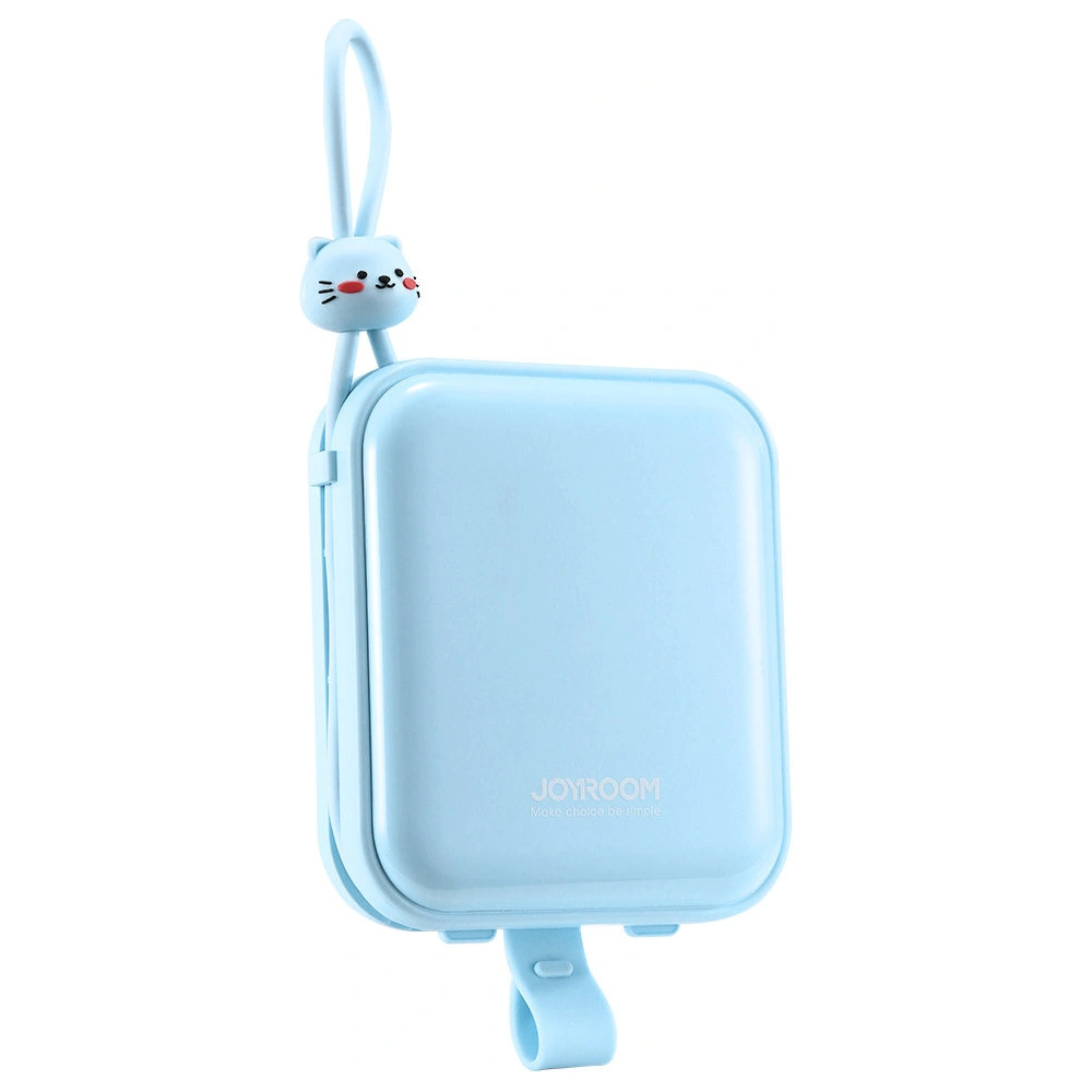 Hurtownia GSM - Powerbank Joyroom JR-L008 Cutie Series 10000mAh 22.5W Stojan + kabely USB-C a Lightning modrý - JYR613 - {ean13} - Hurt