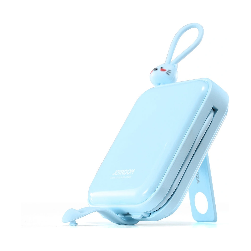 Hurtownia GSM - Powerbank Joyroom JR-L008 Cutie Series 10000mAh 22.5W Stojan + kabely USB-C a Lightning modrý - JYR613 - {ean13} - Hurt