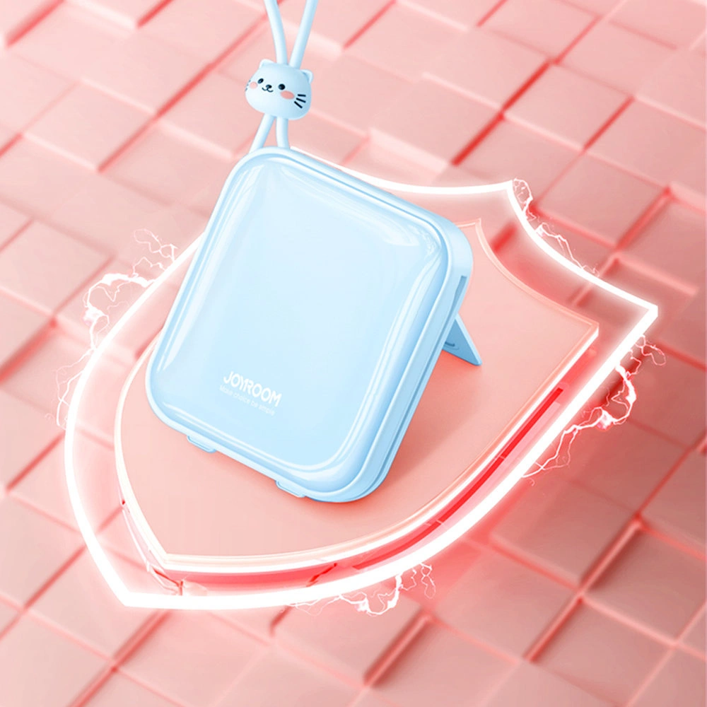 Hurtownia GSM - Powerbank Joyroom JR-L008 Cutie Series 10000mAh 22.5W Stojan + kabely USB-C a Lightning modrý - JYR613 - {ean13} - Hurt