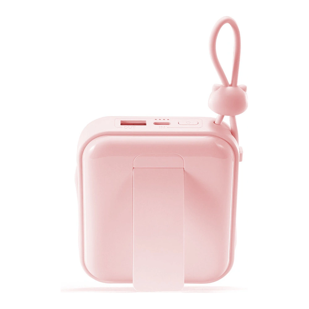 Hurtownia GSM - Powerbank Joyroom JR-L008 Cutie Series 10000mAh 22.5W Stojan + kabely USB-C a Lightning růžový - JYR614 - {ean13} - Hurt