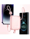 Hurtownia GSM - Powerbank Joyroom JR-L008 Cutie Series 10000mAh 22.5W állvány + USB-C és Lightning kábelek rózsaszín - JYR614 - {ean13} - Hurt