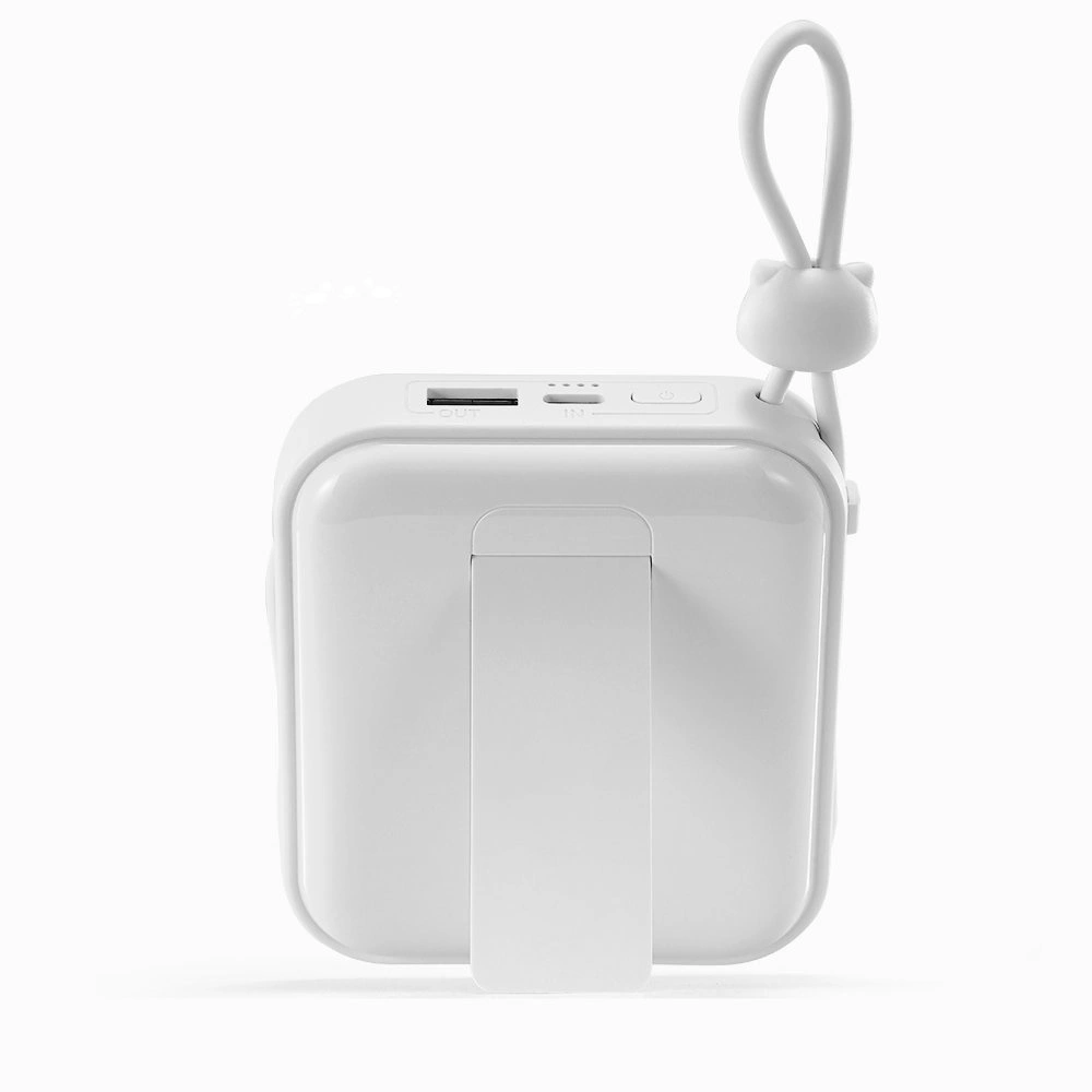 Hurtownia GSM - Powerbank Joyroom JR-L008 Cutie Series 10000mAh 22.5W állvány + USB-C és Lightning kábelek fehér - JYR615 - {ean13} - Hurt
