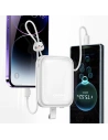 Wholesale Powerbank Joyroom JR-L008 Cutie Series 10000mAh 22.5W Stand + USB-C and Lightning cables white - JYR615 - {ean13} - Hurt