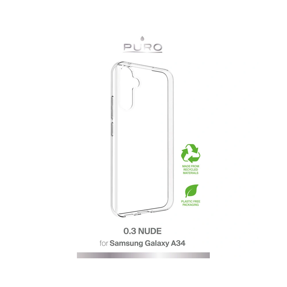 Hurtownia GSM - Etui PURO 0.3 Nude Samsung Galaxy A34 5G (przezroczysty) - PUR649 - {ean13} - Hurt