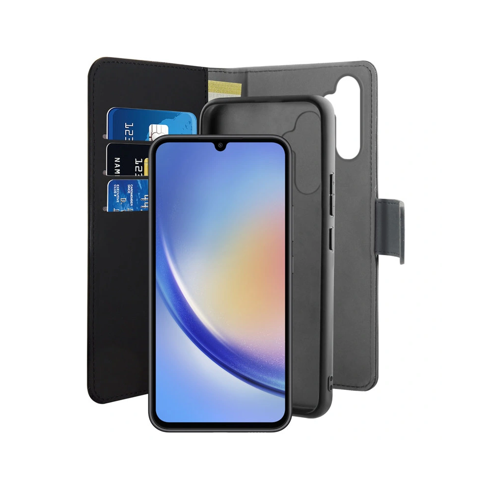 Hurtownia GSM - Etui PURO Wallet Detachable 2w1 Samsung Galaxy A34 5G (fekete) - PUR651 - {ean13} - Hurt
