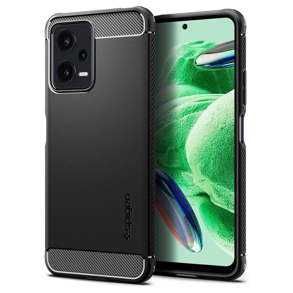 Hurtownia GSM - Etui Spigen Rugged Armor Xiaomi Redmi Note 12/POCO X5 5G Negru Mat - SPN2805 - {ean13} - Hurt
