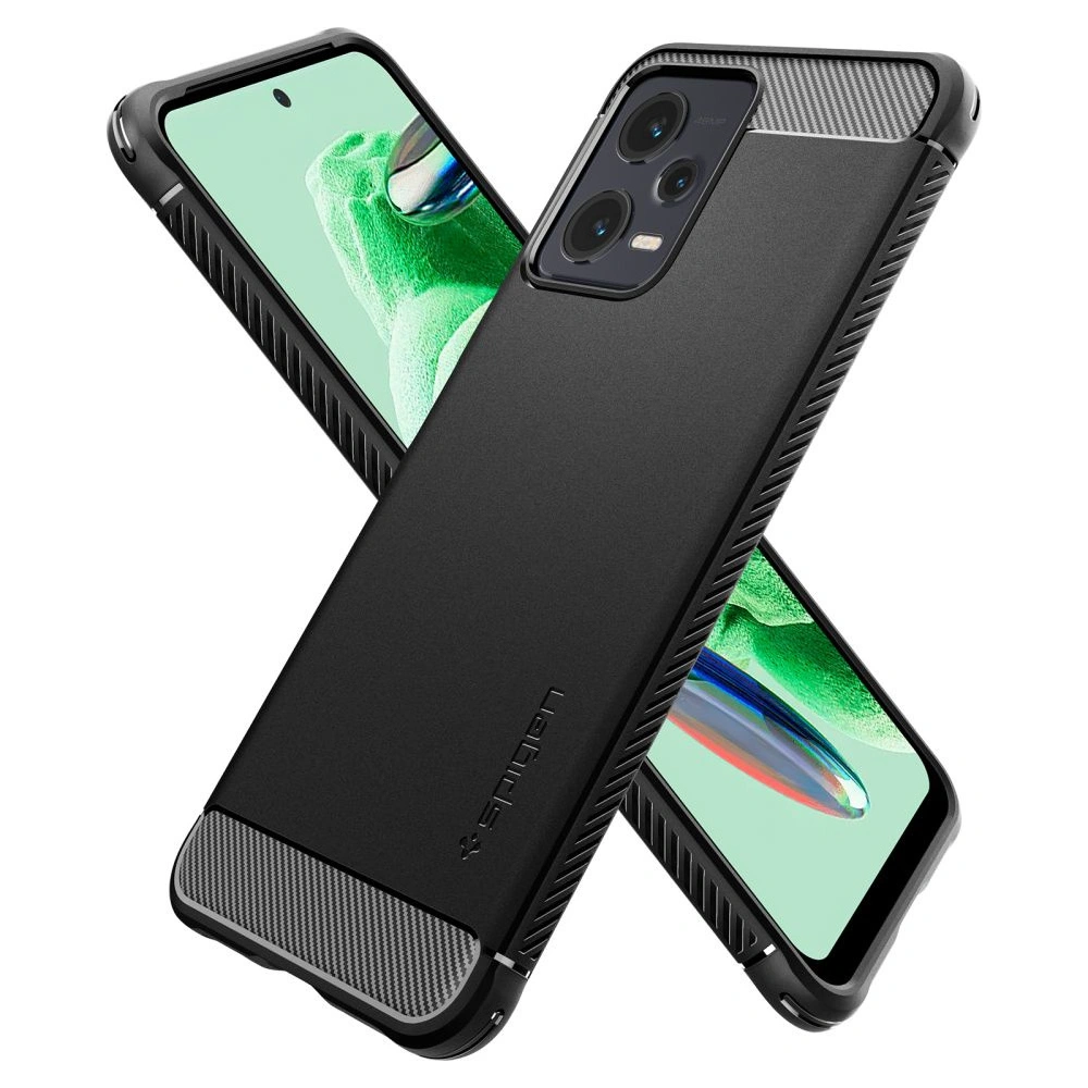Hurtownia GSM - Etui Spigen Rugged Armor Xiaomi Redmi Note 12/POCO X5 5G Negru Mat - SPN2805 - {ean13} - Hurt