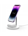 Hurtownia GSM - Vezeték nélküli töltő Tech-Protect QI15W-A21 2in1 Magnetic MagSafe vezeték nélküli töltő fehér - THP1864 - {ean13} - Hurt