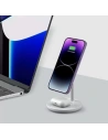 Hurtownia GSM - Încărcător wireless Tech-Protect QI15W-A21 2in1 Magnetic MagSafe Wireless Charger Alb - THP1864 - {ean13} - Hurt