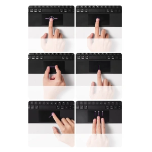 Hurtownia GSM - Etui Baseus Brilliance Keyboard Apple iPad Air 10.9 (4. și 5. gen)/iPad Pro 11 (1., 2. și 3. gen)/iPad 10.9 2022 (10. gen) gri - BSU3993 - {ean13} - Hurt