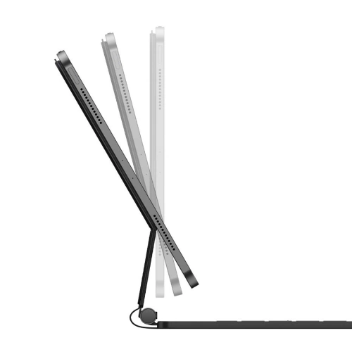 Etui Baseus Brilliance Keyboard Apple iPad Air 10.9 (4. i 5. gen)/iPad Pro 11 (1., 2. i 3. gen)/iPad 10.9 2022 (10. gen) szare