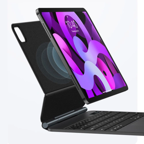 Etui Baseus Brilliance Keyboard Apple iPad Air 10.9 (4. i 5. gen)/iPad Pro 11 (1., 2. i 3. gen)/iPad 10.9 2022 (10. gen) szare