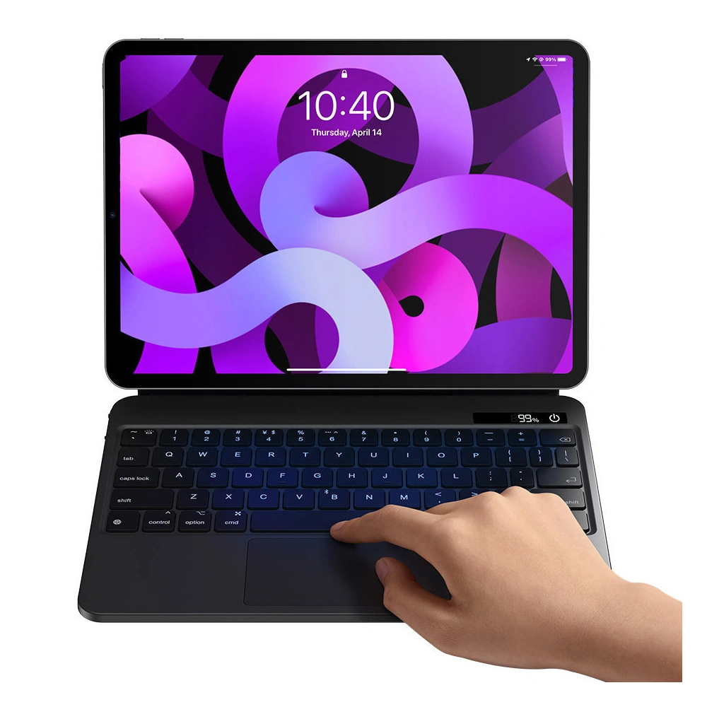 Hurtownia GSM - Etui Baseus Brilliance Tastatur Apple iPad Air 10.9 (4. und 5. Gen)/iPad Pro 11 (1., 2. und 3. Gen)/iPad 10.9 2022 (10. Gen) grau - BSU3993 - {ean13} - Hurt