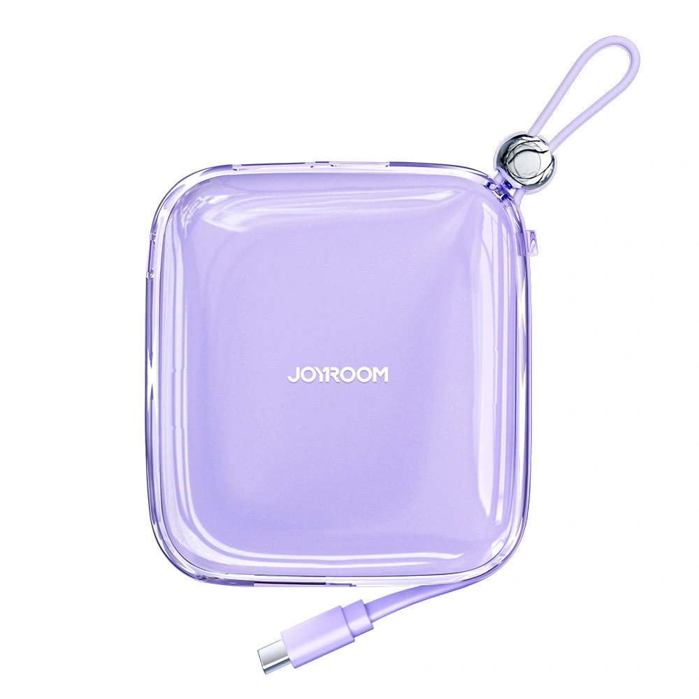 Hurtownia GSM - Powerbank Joyroom JR-L002 Jelly Series 10000mAh 22.5W + kabel USB-C fialový - JYR617 - {ean13} - Hurt