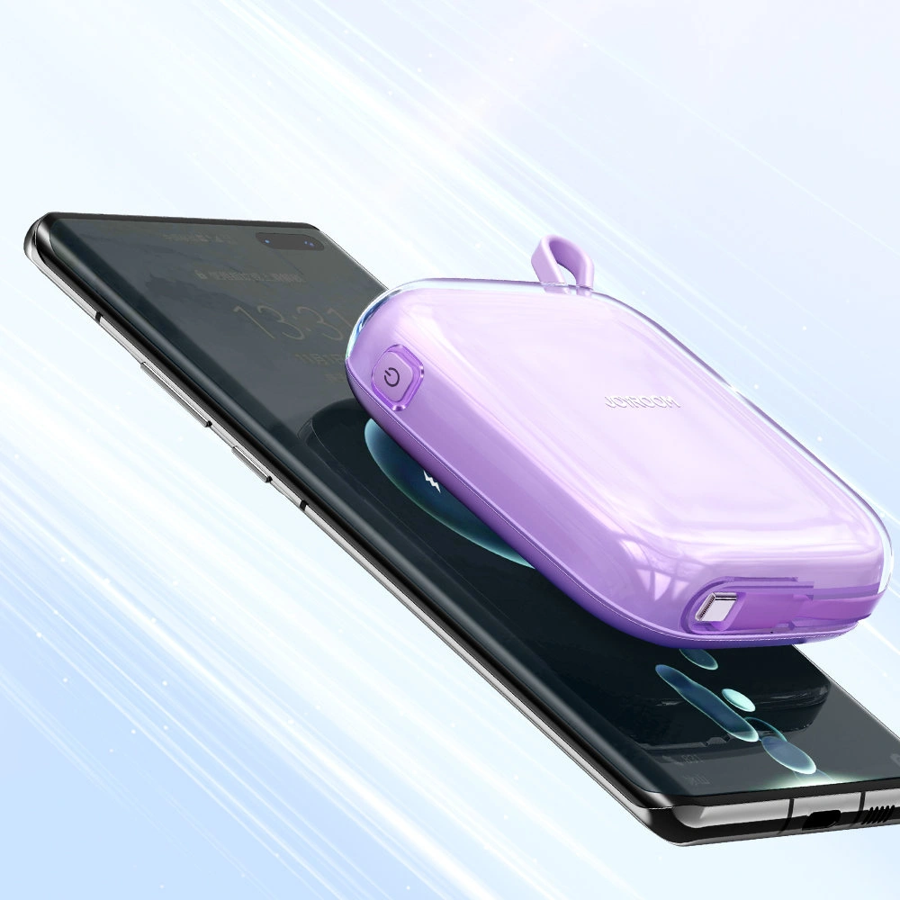Hurtownia GSM - Powerbank Joyroom JR-L002 Jelly Series 10000mAh 22.5W + kabel USB-C fialový - JYR617 - {ean13} - Hurt