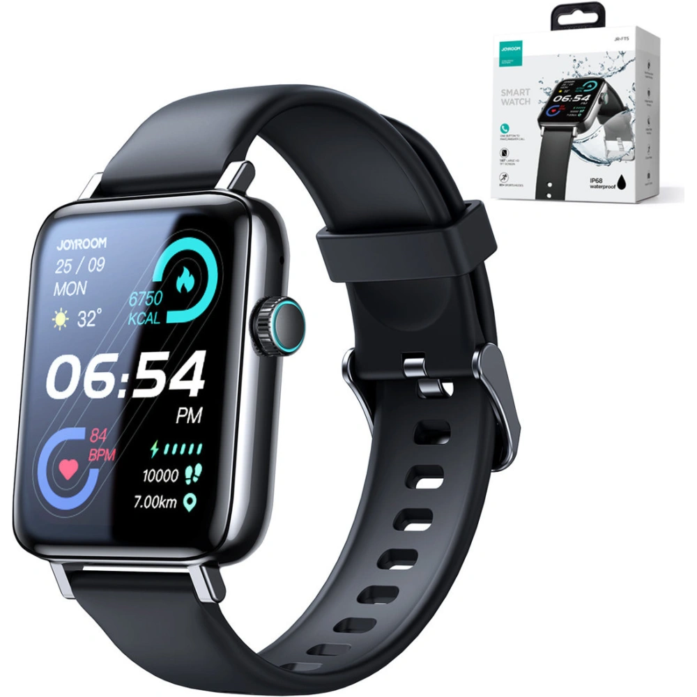 Hurtownia GSM - Smartwatch Joyroom JR-FT5 Fit-Life Series IP68 černý - JYR622 - {ean13} - Hurt