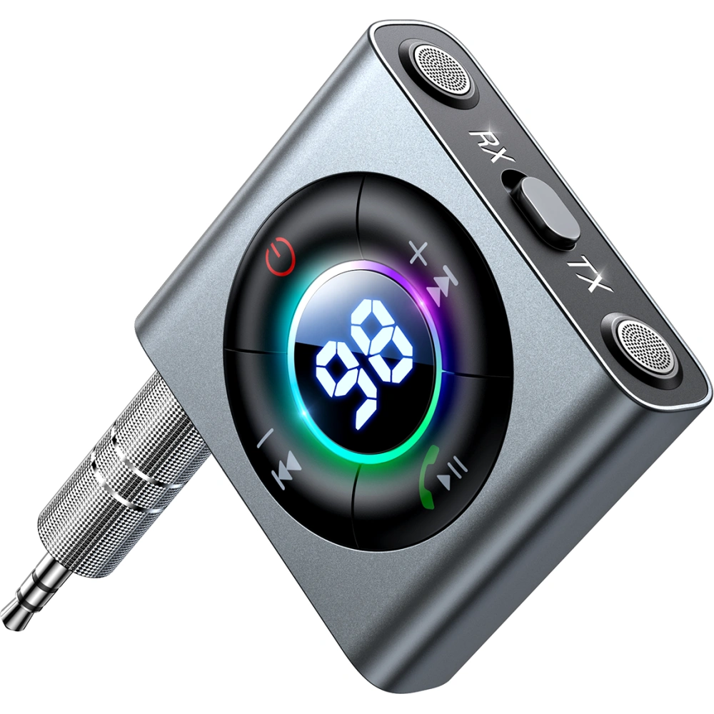 Hurtownia GSM - Transmiter Joyroom JR-CB2 Bluetooth AUX (transmițător/receiver) pentru mașină/televizor gri - JYR623 - {ean13} - Hurt