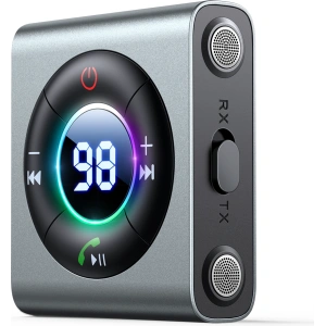 Hurtownia GSM - Transmiter Joyroom JR-CB2 Bluetooth AUX (vysílač/přijímač) do auta/televize šedý - JYR623 - {ean13} - Hurt