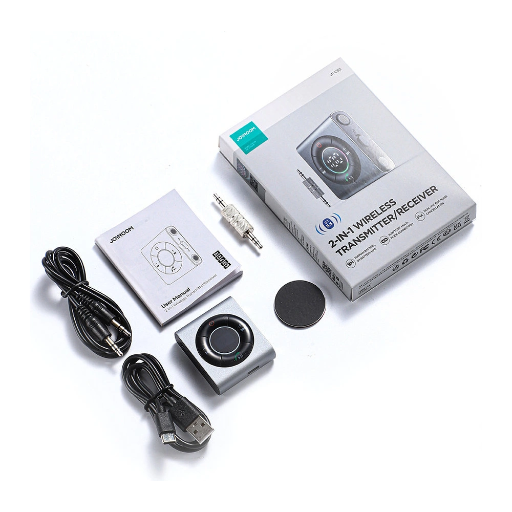 Hurtownia GSM - Transmiter Joyroom JR-CB2 Bluetooth AUX (transmițător/receiver) pentru mașină/televizor gri - JYR623 - {ean13} - Hurt