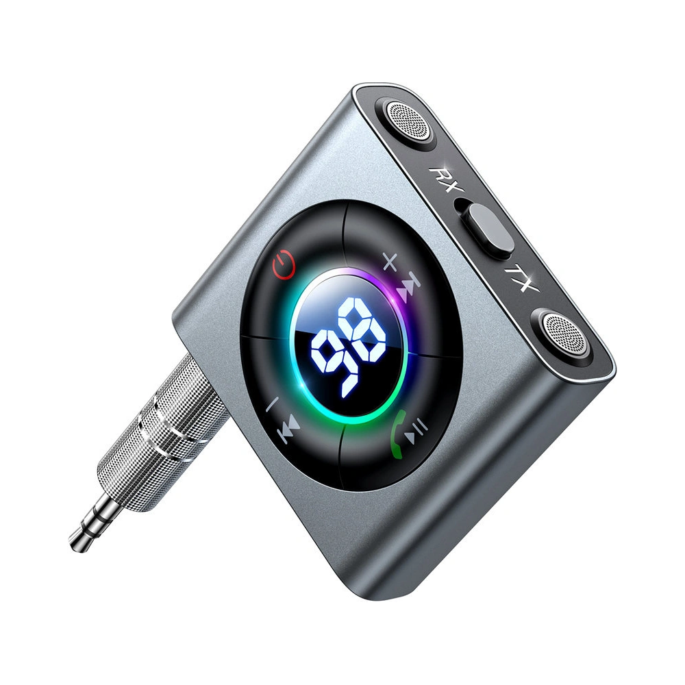 Hurtownia GSM - Transmiter Joyroom JR-CB2 Bluetooth AUX (transmițător/receiver) pentru mașină/televizor gri - JYR623 - {ean13} - Hurt