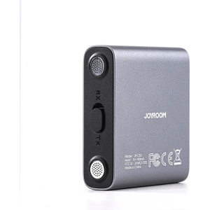 Hurtownia GSM - Transmiter Joyroom JR-CB2 Bluetooth AUX (vysílač/přijímač) do auta/televize šedý - JYR623 - {ean13} - Hurt