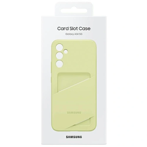 Etui Samsung Galaxy A34 5G EF-OA346TGEGWW limonka/lime Card Slot Cover