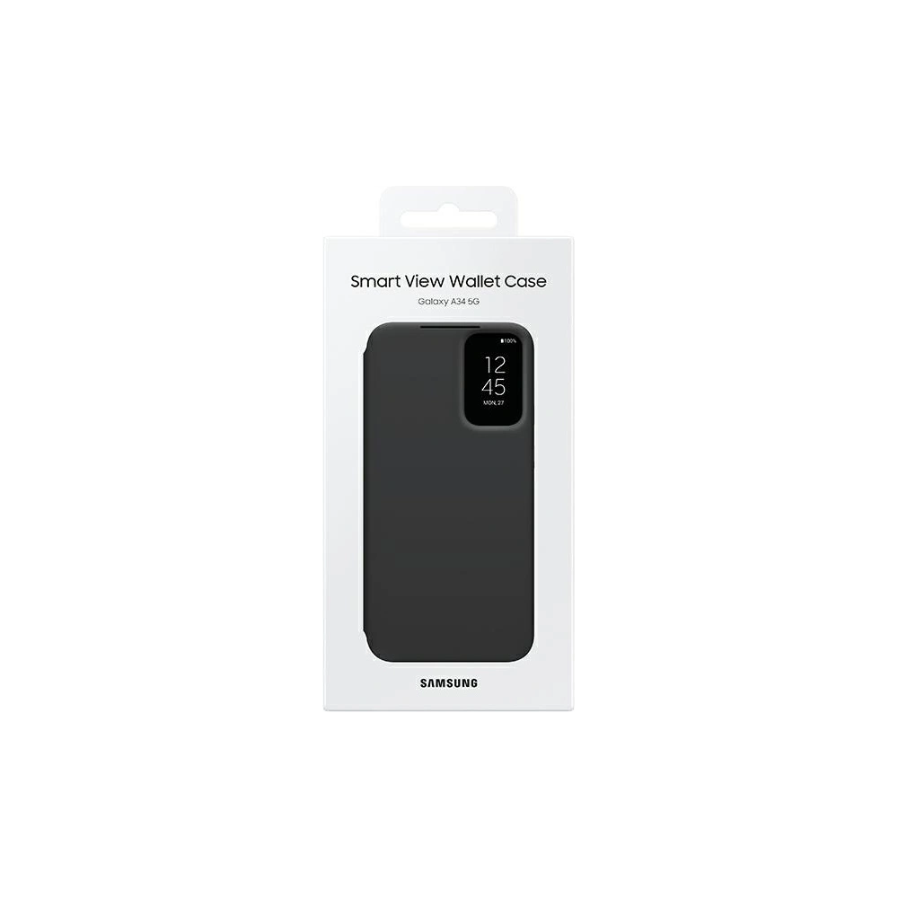 Wholesale Case Samsung Galaxy A34 5G EF-ZA346CBEGWW black/black Smart View Wallet Case - SMG875 - {ean13} - Hurt