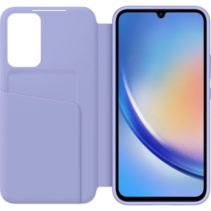 Hurtownia GSM - Etui Samsung Galaxy A34 5G EF-ZA346CVEGWW áfonyaszínű/blueberry Smart View Wallet Case - SMG877 - {ean13} - Hurt