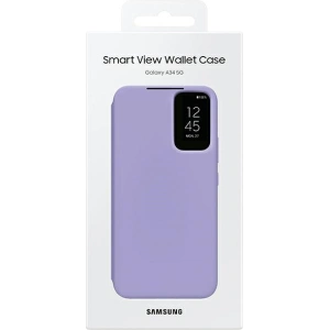 Hurtownia GSM - Etui Samsung Galaxy A34 5G EF-ZA346CVEGWW áfonyaszínű/blueberry Smart View Wallet Case - SMG877 - {ean13} - Hurt