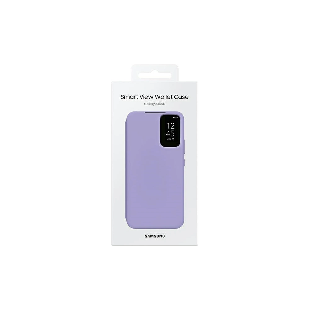 Hurtownia GSM - Etui Samsung Galaxy A34 5G EF-ZA346CVEGWW zmeură/afine Smart View Wallet Case - SMG877 - {ean13} - Hurt