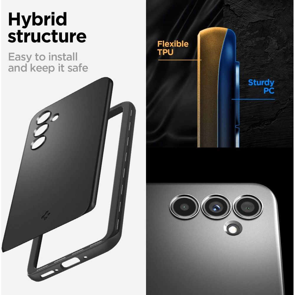 Hurtownia GSM - Etui Spigen Thin Fit Samsung Galaxy A54 5G Negru - SPN2809 - {ean13} - Hurt