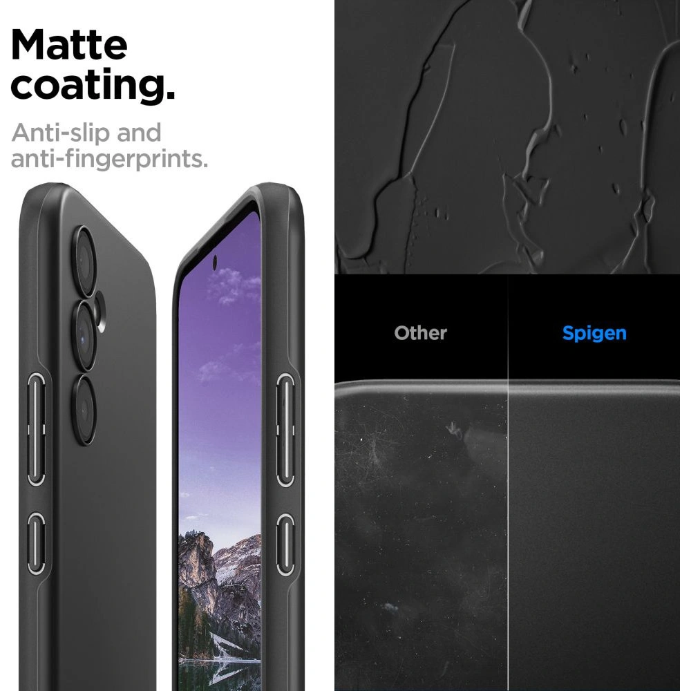 Hurtownia GSM - Etui Spigen Thin Fit Samsung Galaxy A54 5G Negru - SPN2809 - {ean13} - Hurt