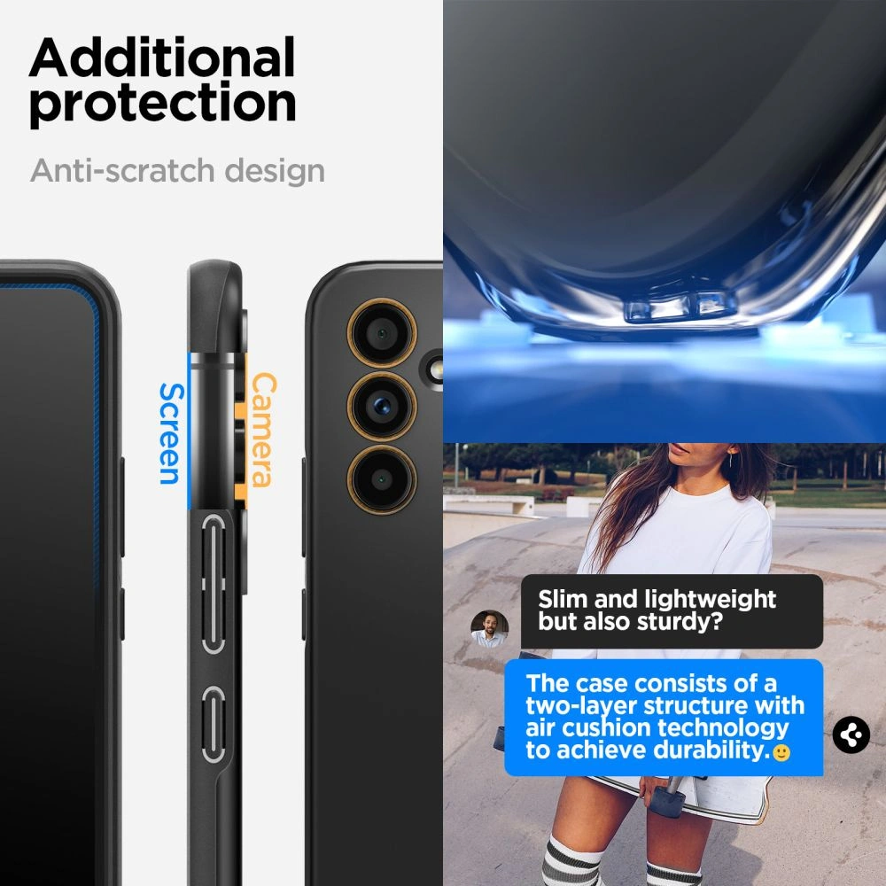 Hurtownia GSM - Etui Spigen Thin Fit Samsung Galaxy A54 5G Negru - SPN2809 - {ean13} - Hurt