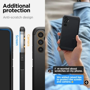 Hurtownia GSM - Etui Spigen Tough Armor Samsung Galaxy A54 5G Negru - SPN2814 - {ean13} - Hurt