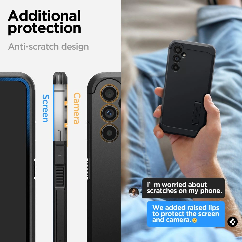 Hurtownia GSM - Etui Spigen Tough Armor Samsung Galaxy A54 5G Negru - SPN2814 - {ean13} - Hurt