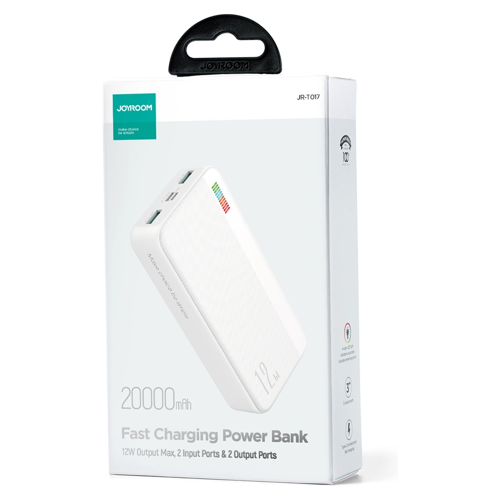 Hurtownia GSM - Powerbank Joyroom JR-T017 Dazzling Series 20000mAh 12W weiß - JYR626 - {ean13} - Hurt