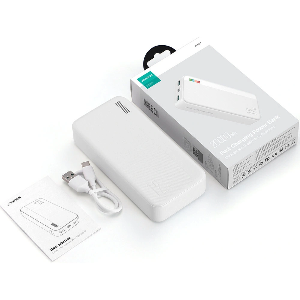 Hurtownia GSM - Powerbank Joyroom JR-T017 Dazzling Series 20000mAh 12W weiß - JYR626 - {ean13} - Hurt