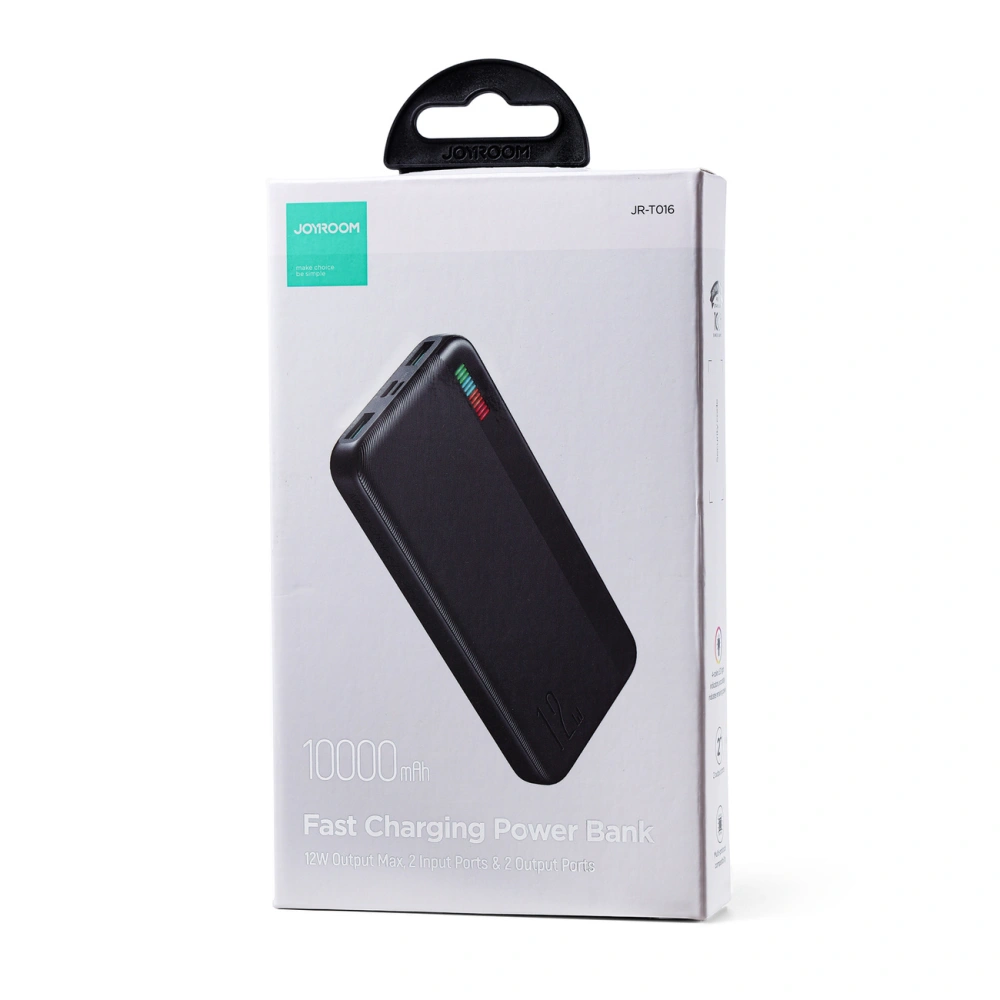Hurtownia GSM - Powerbank Joyroom JR-T016 Dazzling Series 10000mAh 12W fekete - JYR627 - {ean13} - Hurt
