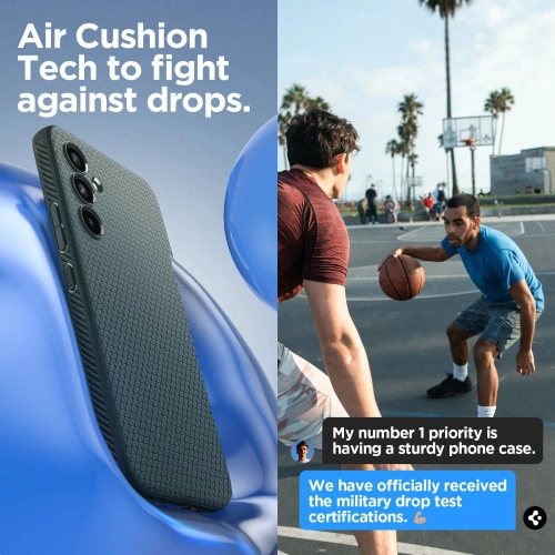 Etui Spigen Liquid Air Samsung Galaxy A54 5G Abyss Green